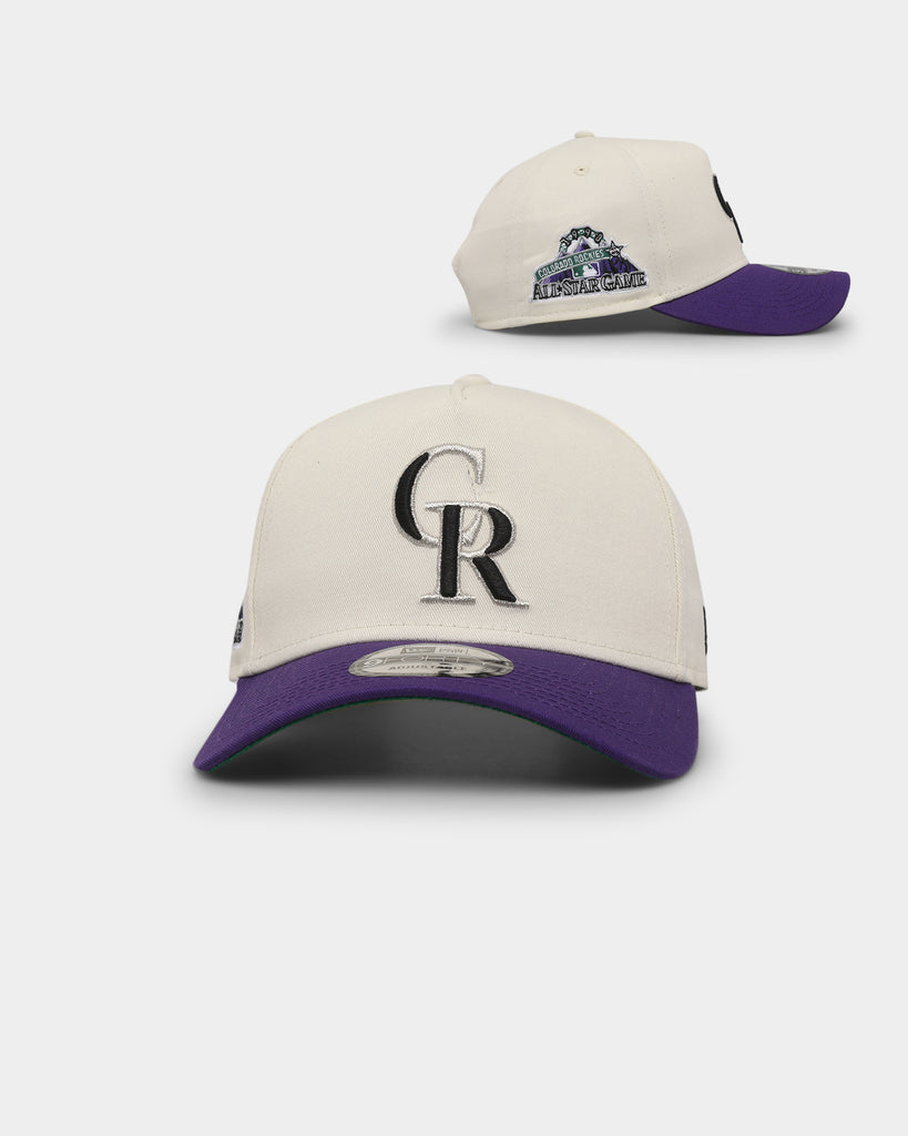 New Era Colorado Rockies 'All Star Game' 9FORTY A-Frame Snapback Chrome  White/Original Team Colours - snowhoodie in 2023