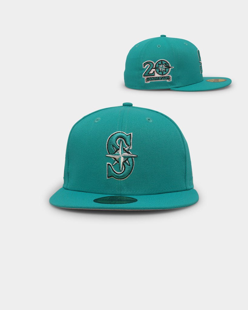 New Era, Accessories, New Era 59fifty Fitted Hat Seattle Mariners Pink  Green