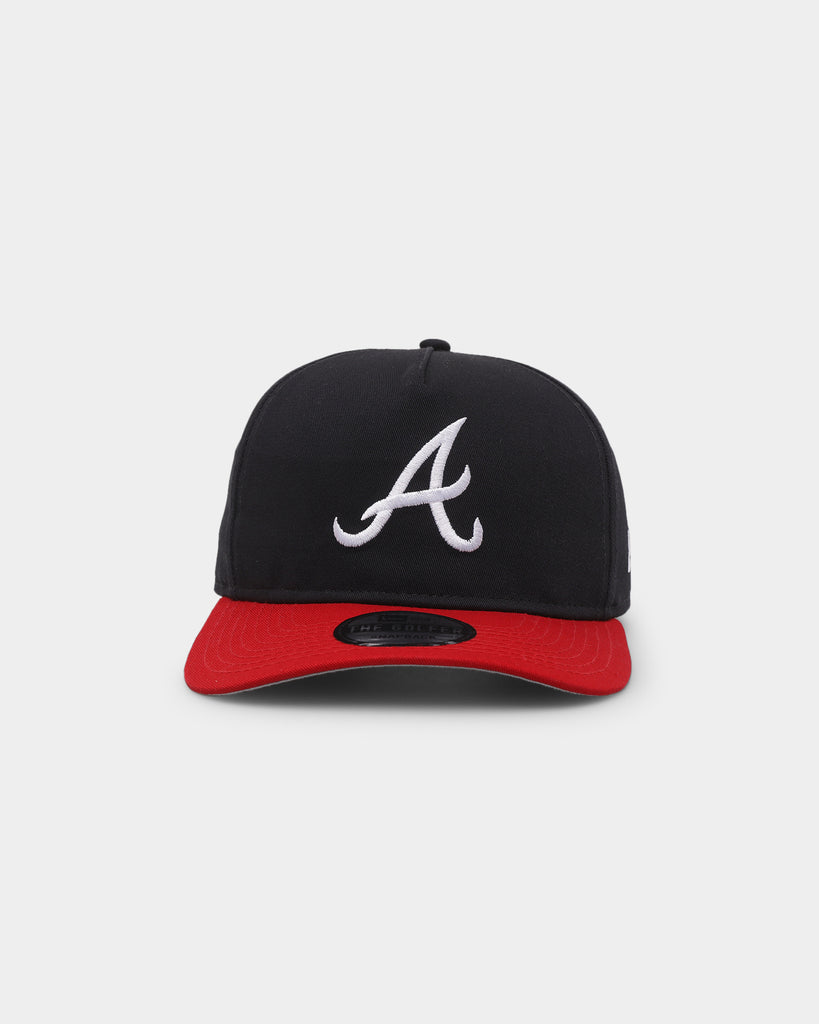Atlanta Braves New Era Branch Golfer Snapback Hat - Black