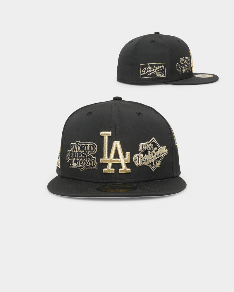 New Era Black/Gold Los Angeles Dodgers 59FIFTY Fitted Hat