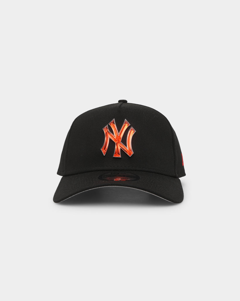 New Era New York Yankees 'Crystal Badge' 9FORTY A-Frame Snapback Black ...