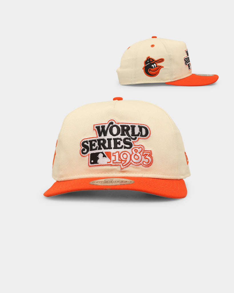 New Era Baltimore Orioles 'World Series 1983' Golfer Snapback Chrome  White/Original Team Colours