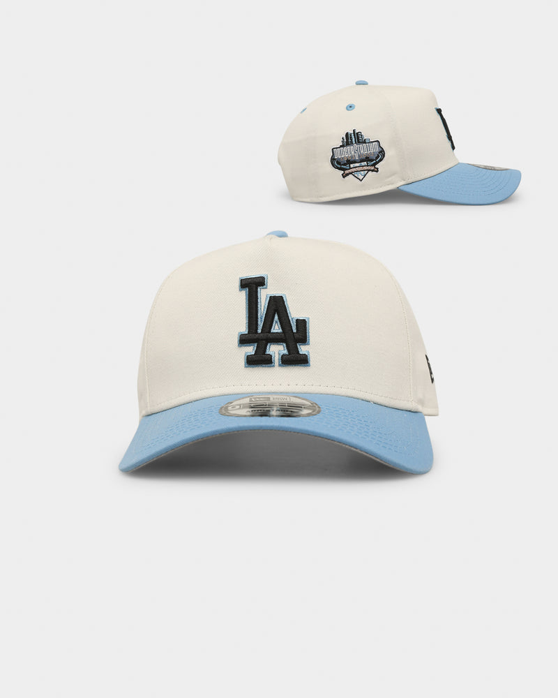 New Era Los Angeles Dodgers Baseball Cap (£15) ❤ liked on Polyvore  featuring accessories, hats, blue, blue hat, blue b…