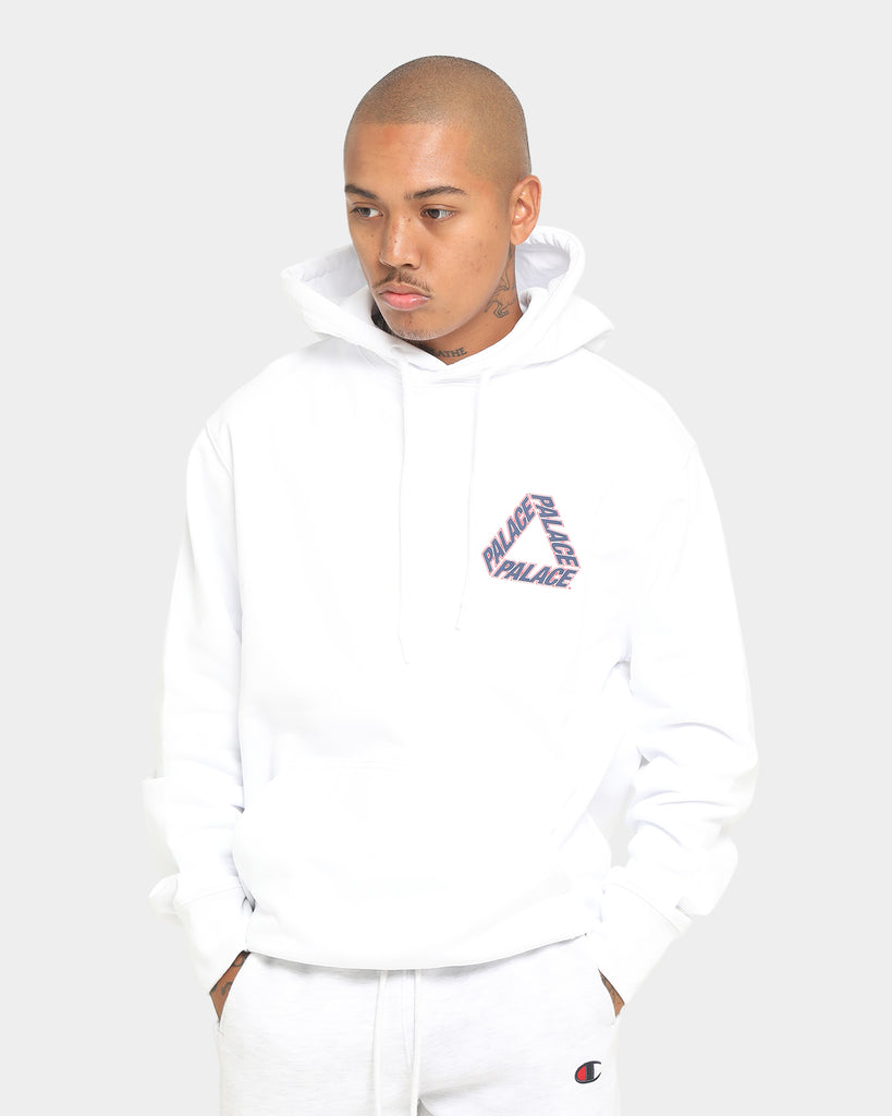 Palace 2025 white hoodie