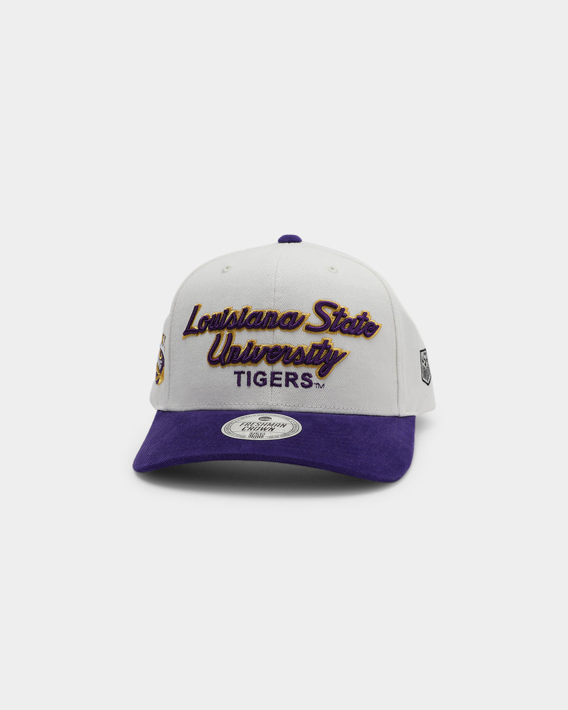 LSU Louisiana State University Tigers Cap Hat PUMA Vintage Retro Purple