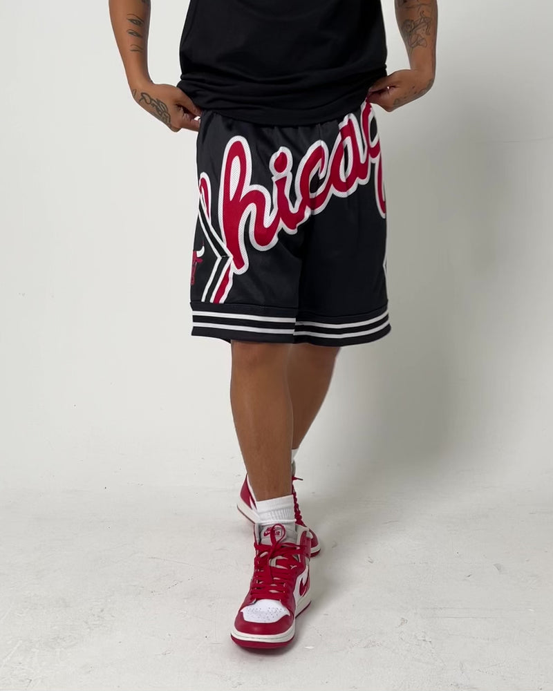 Mitchell & Ness Team Origins Fleece Short Chicago Bulls XL / Black